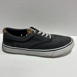 Sperry Men’s Striper II Gray/Blue Casual Shoes, Size 10 M